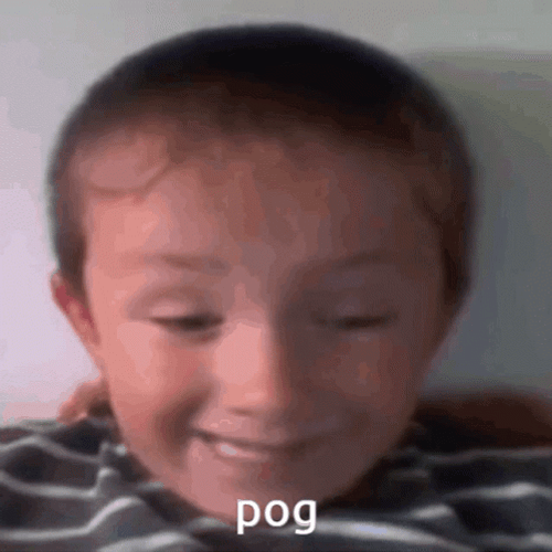 Kid Pog Shocked Face GIF