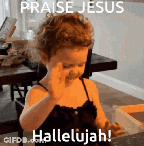 Kid Praying Praise Jesus Hallelujah GIF