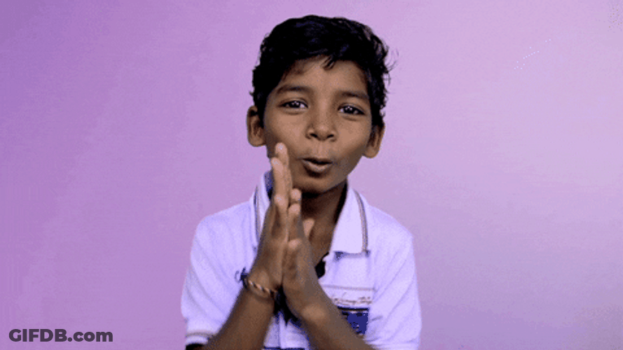 Kid Rubbing Palm Muahahaha GIF