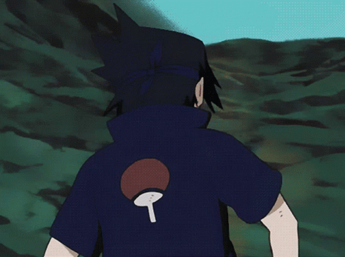 Kid Sasuke Vs Kid Naruto Fist Fight GIF