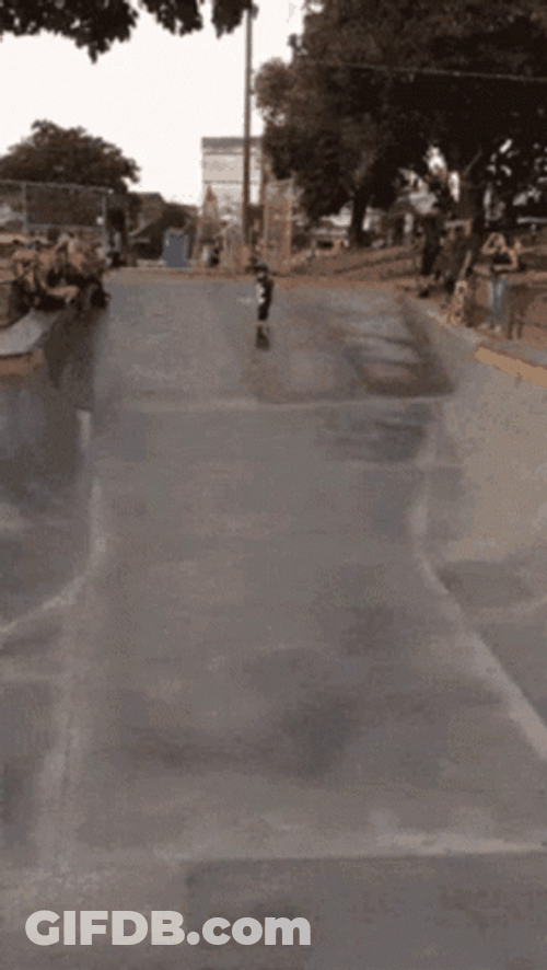 Kid Skateboard Smooth Trick Failed GIF