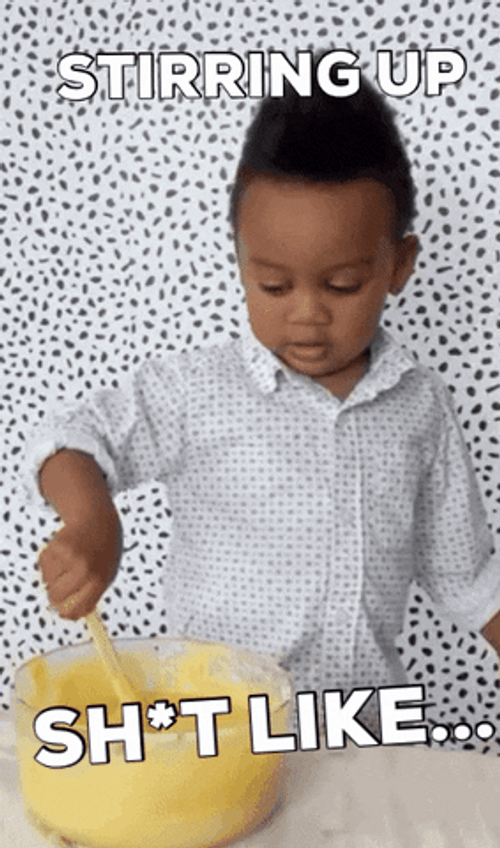 Kid Stir The Pot Funny Meme GIF
