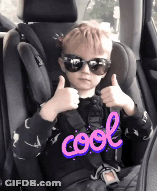 Kid Thumbs Up Cool GIF