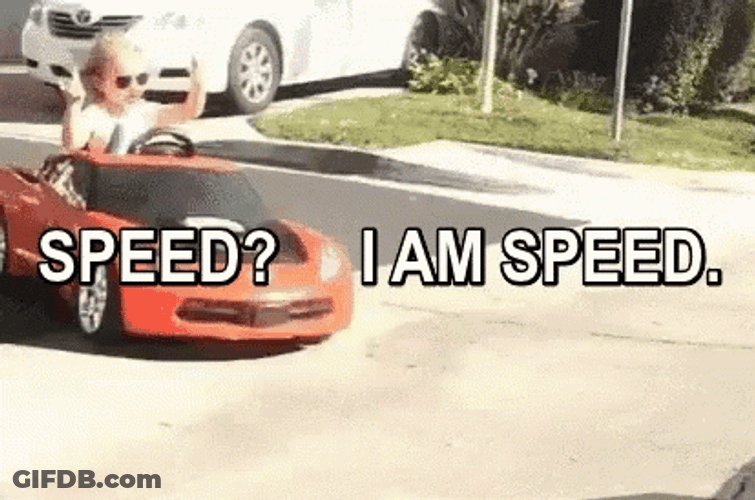 Kid Toy Car Running Fast GIF