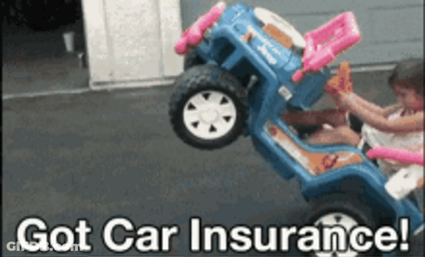 Kid Toy Funny Car Insurance GIF