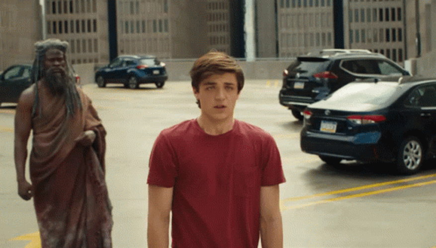 Kid Transition To Shazam GIF