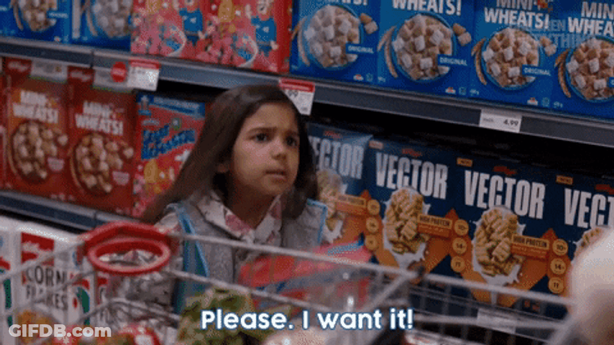 Kid Wants Cereal I Want It Now GIF