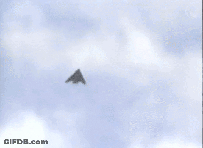 Kid Watching Jet Soaring Up High GIF