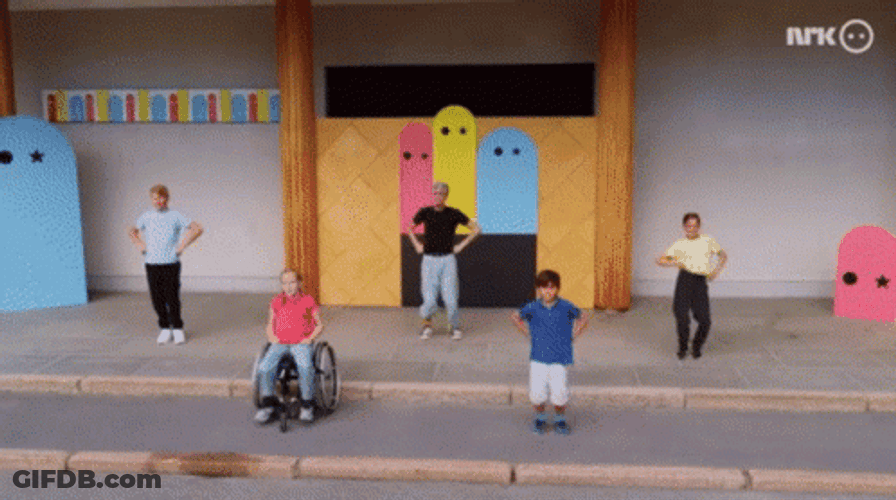 Kid Wheelchair Dancing GIF