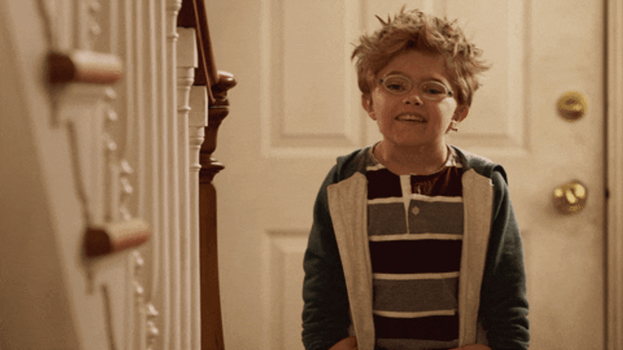 Kid With Glasses Saluting Aye Aye GIF