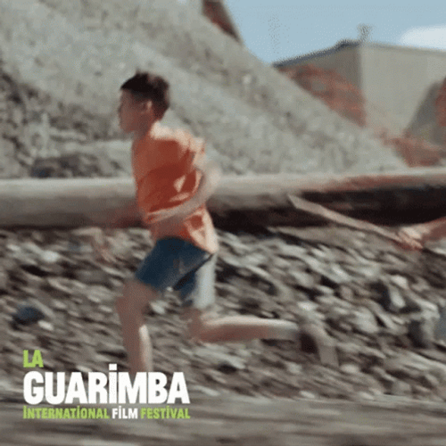 Kids Chasing Game La Guarimba GIF