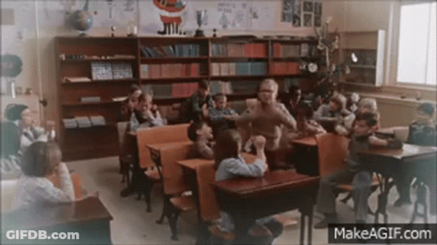 Kids Clapping Excited For Christmas Story GIF