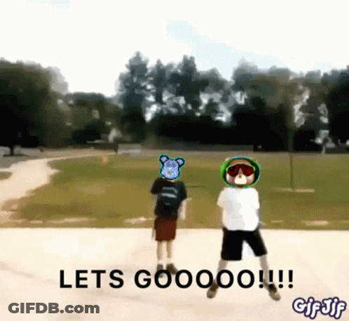 Kids Dancing Lets Goooo GIF