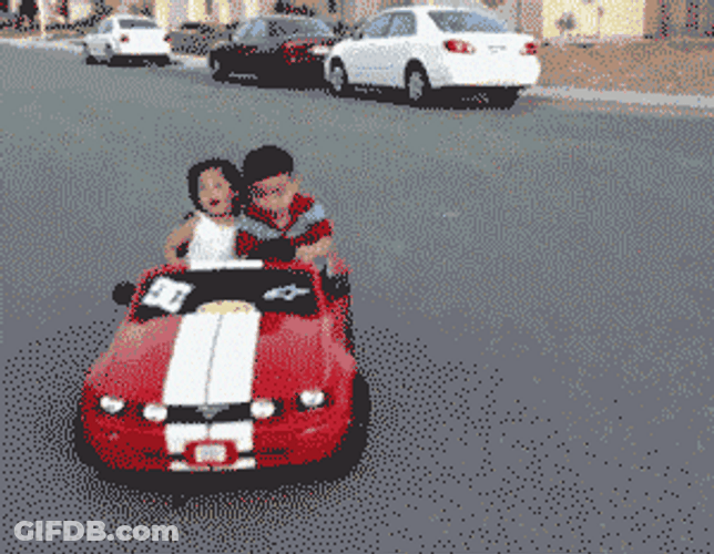 Kids Drifting GIF
