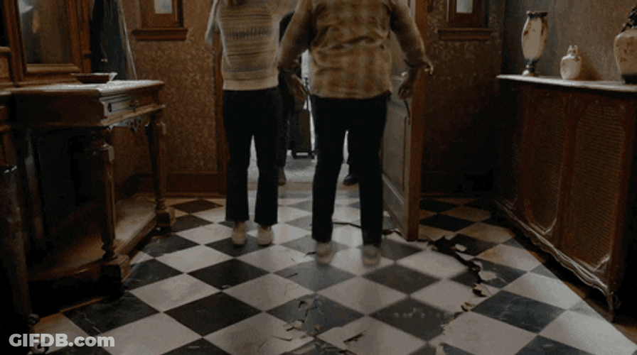 Kids Fall And Disappear GIF