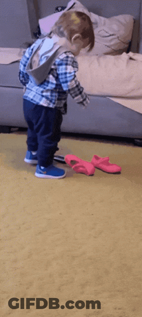 Kids Falling Pop Goes The Balloon GIF