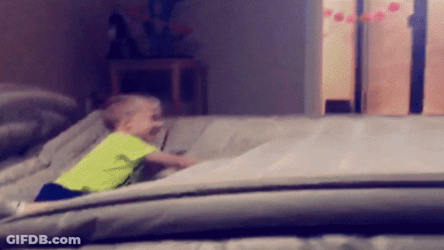 Kids Falling While Playing Sibling GIF