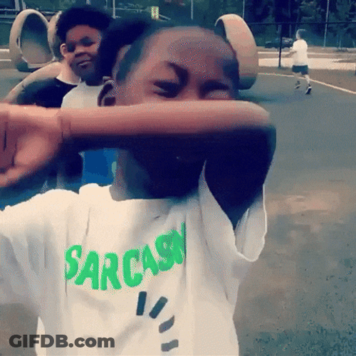 Kids In Single Line Dabbing One By One GIF