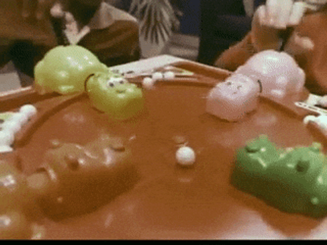 Kids Playing 90S Hungry Hippo GIF