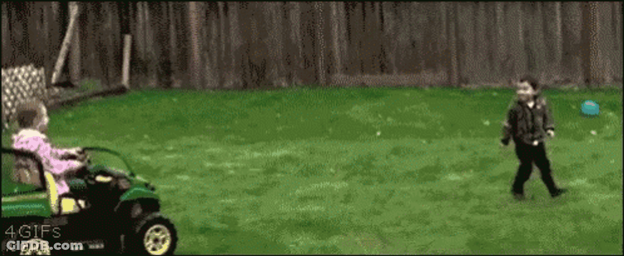 Kids Playing Other One Got Thrown Under The Bus GIF