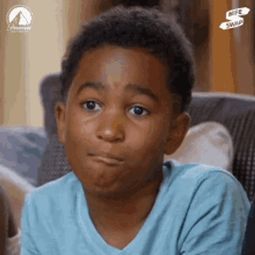 Kids Side Eye Look GIF
