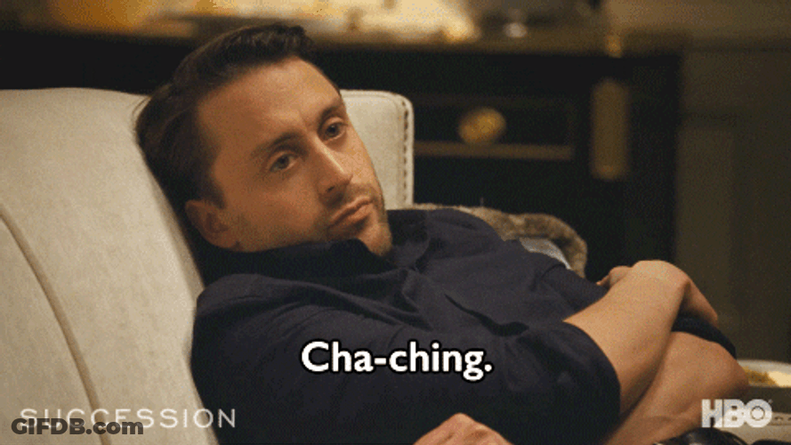 Kieran Culkin Bored Cha Ching GIF