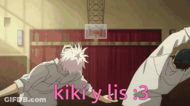 Kiki Y Lis 3 Written In Pink GIF