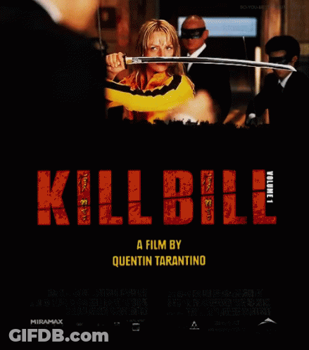Kill Bill Movie Poster GIF