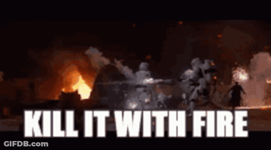 Kill It With Fire GIF