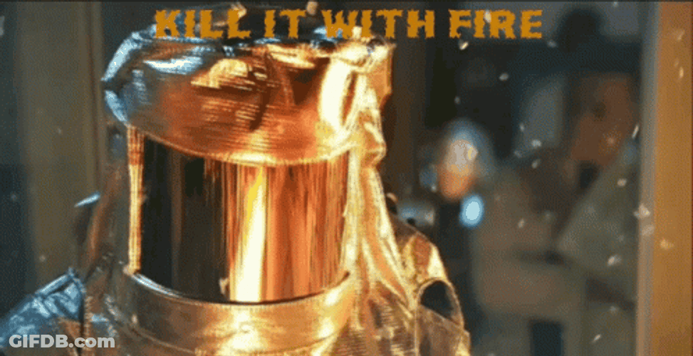 Kill It With Fire GIF