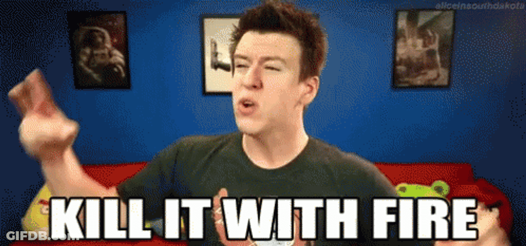 Kill It With Fire GIF