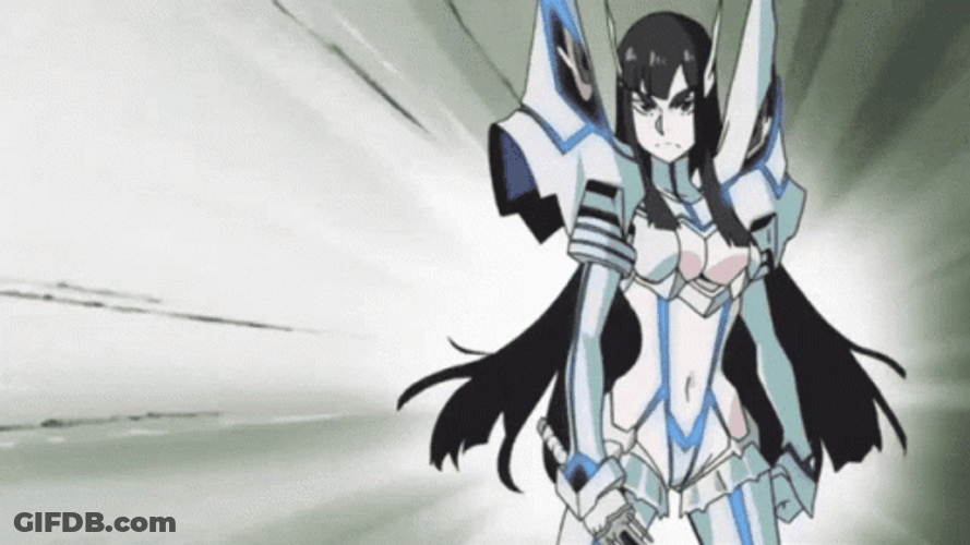 Kill La Kill Kiryuin And Ryuko Fighting GIF