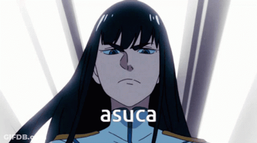 Kill La Kill Kiryuin Fierce Look GIF