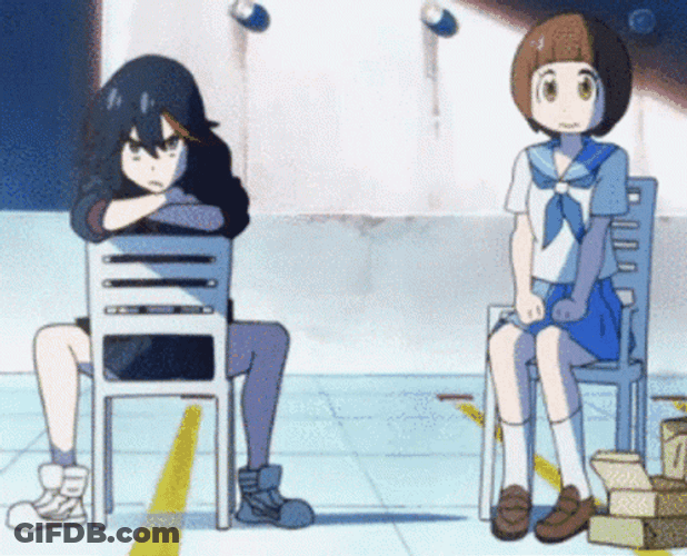 Kill La Kill Mako Feel Asleep GIF