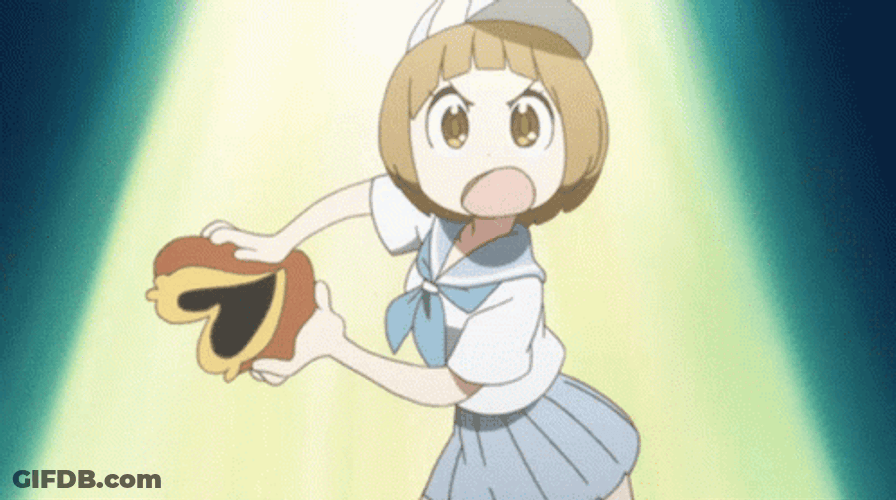 Kill La Kill Mako's Empty Wallet GIF