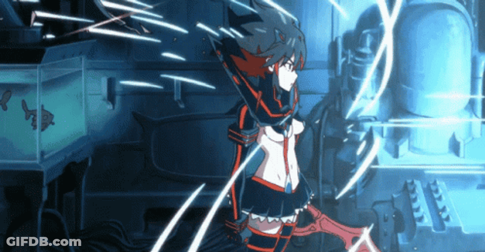 Kill La Kill Ryuko In Battle GIF