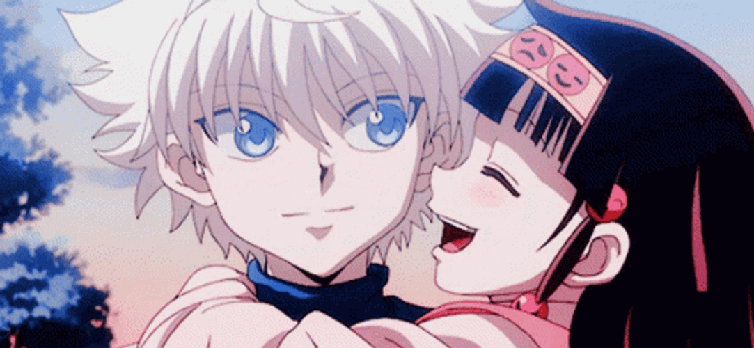 Killua Alluka Cute Kiss GIF