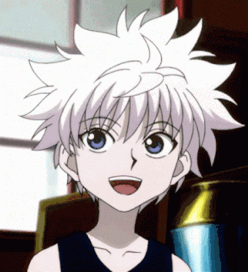 Killua Anime Cute Wink GIF