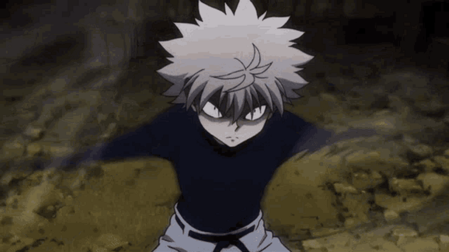 Killua Godspeed Fight Slap GIF