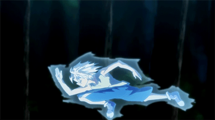 Killua Godspeed Run GIF