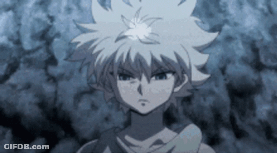 Killua Pfp Electric Charge GIF