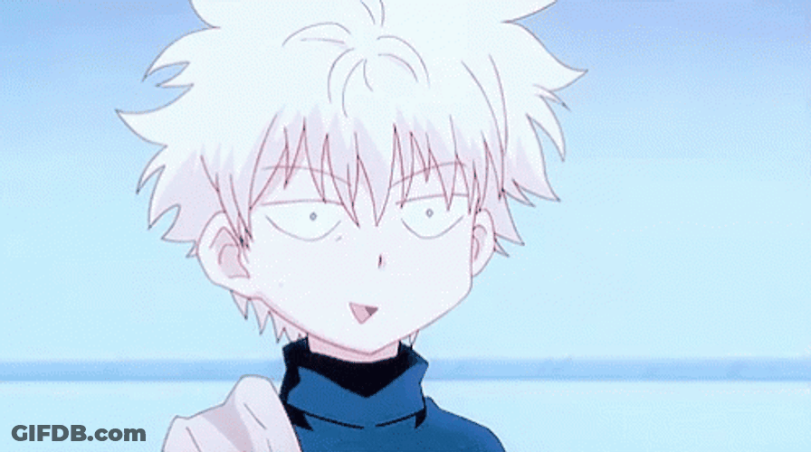 Killua Pfp Poker Face GIF