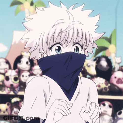 Killua Pfp Remove Facemask GIF
