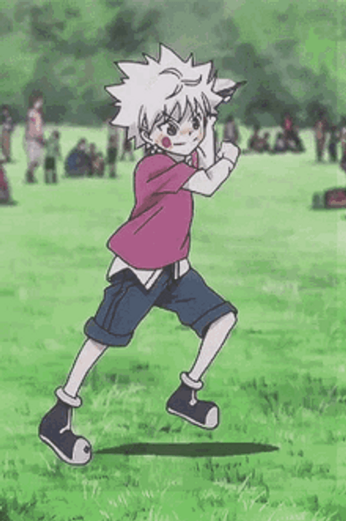 Killua Zoldyck Attacking Someone GIF