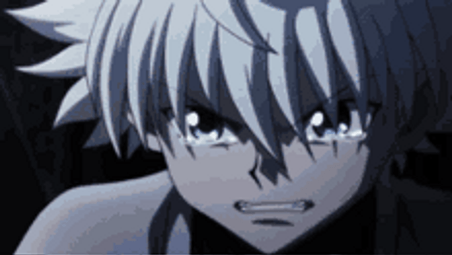 Killua Zoldyck Crying And Mad GIF