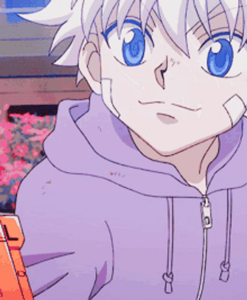 Killua Zoldyck Curious & Happy GIF