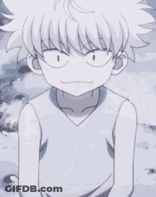 Killua Zoldyck Funny Evil Grin GIF