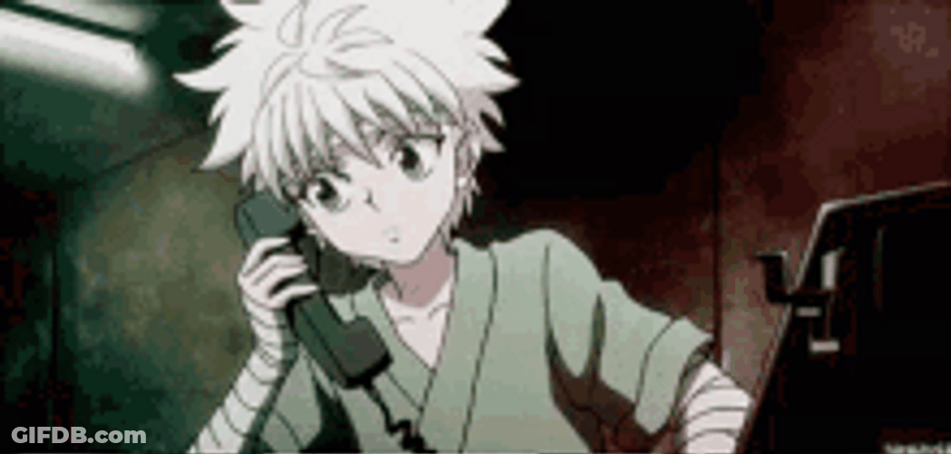Killua Zoldyck Getting Shouted At GIF