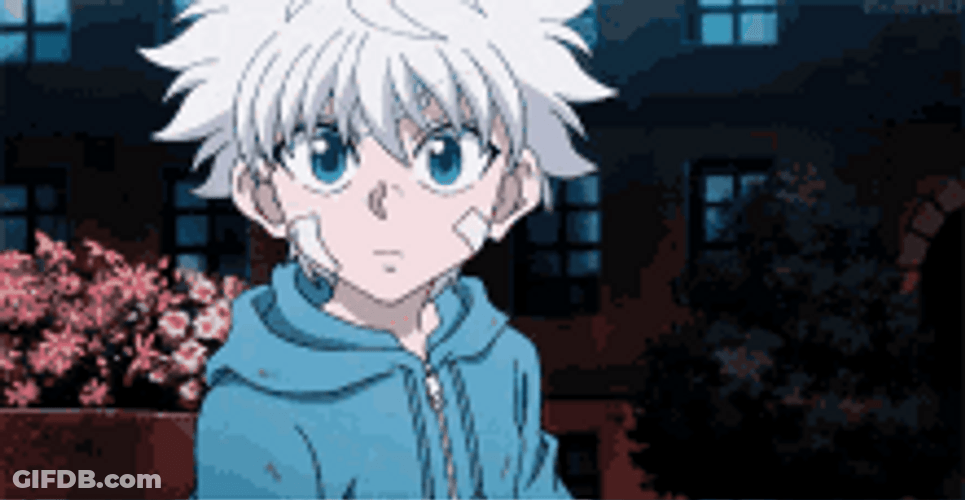 Killua Zoldyck Grumpy GIF