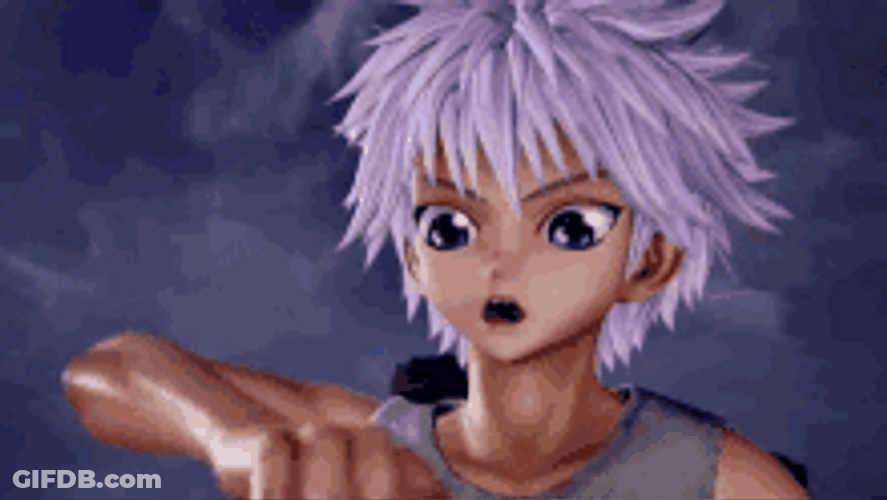 Killua Zoldyck Hunter X Hunter Godspeed 3D Animation GIF
